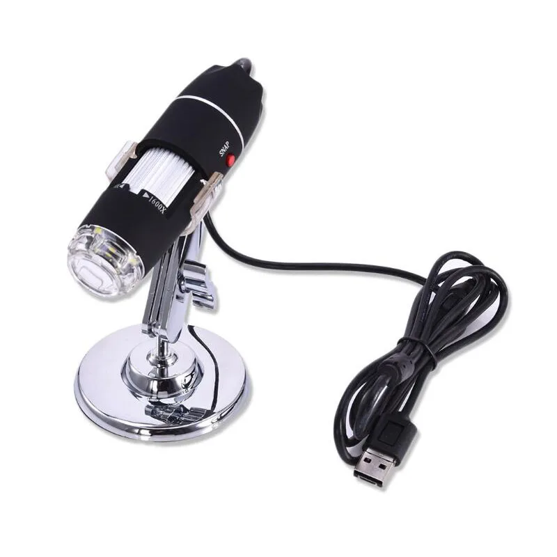 HD цифровой микроскоп 500X2 Мп зум 8 LED USB Ручной промышленный увеличительный