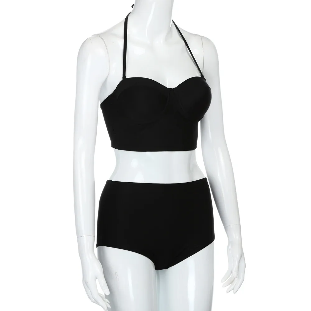 SAGACE костюмы из двух частей Подтяжки одежда для купания ретро купальник сплошной