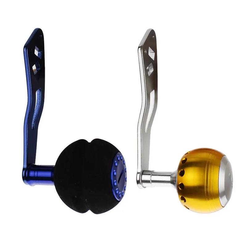 

1 шт./пакет ручка для рыболовной катушки барабанный Троллинг ручка для катушки 2 цвета ручка для рыболовной катушки левая/правая металлическ...