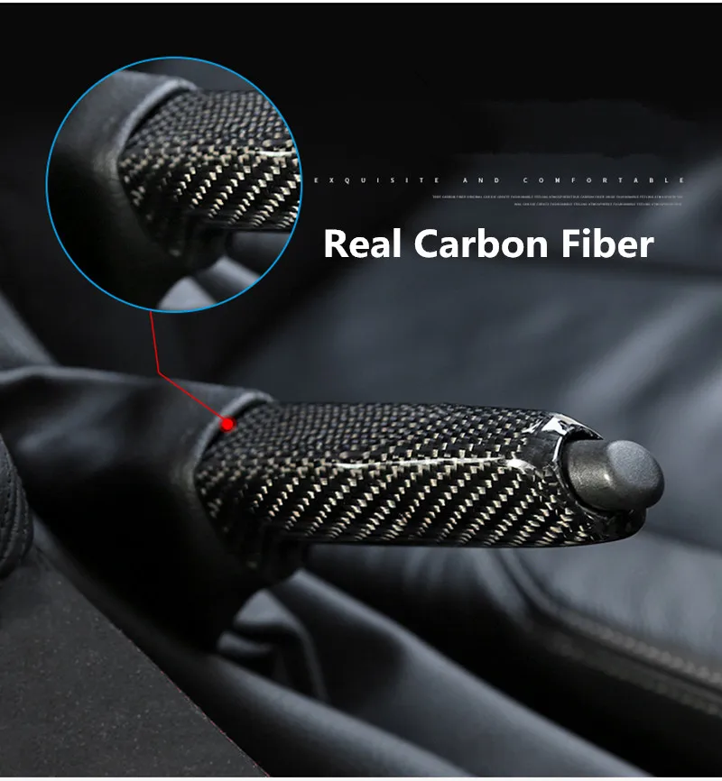 Натяжной стержень ручного тормоза из углеродного волокна 1 шт. подходит для BMW F30