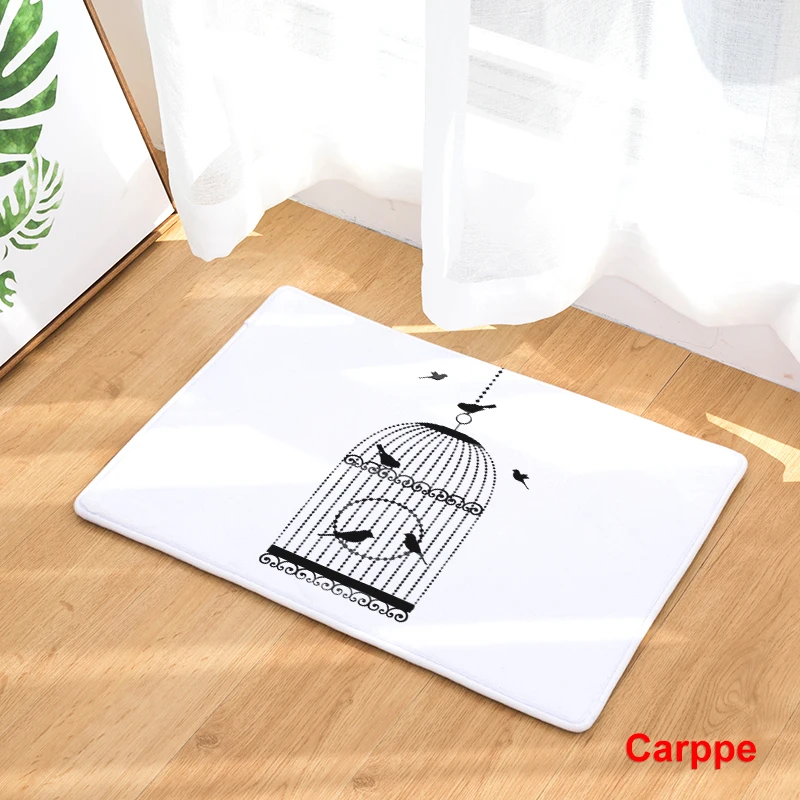 Мультяшный фланелевый ковер маленький воробей коврик для гостиной 40x60 см 50x80