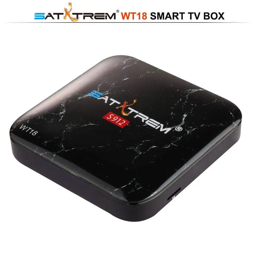 SATXTREM WT18 android ТВ приставка IP tv подписка сильная S912 Восьмиядерный ТВ приставка IP ТВ Медиаплеер лучшая приставка ТВ