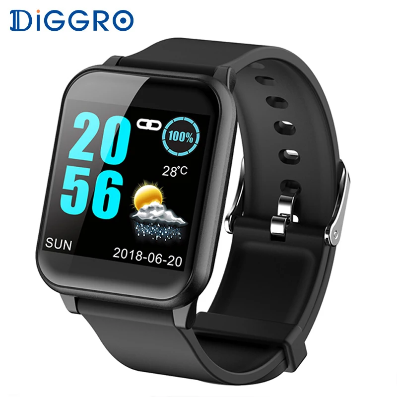 Diggro Z02 умные часы для женщин кровяное давление монитор сердечного ритма