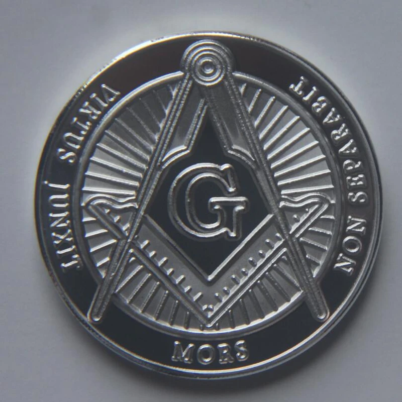 США Бесплатные и принимаются памятные монеты Masons бесплатно-mason серебряные и золотые сувенирные монеты