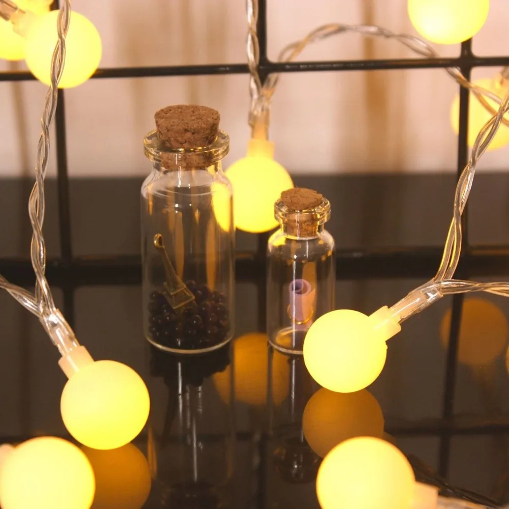 Waterproof LED Light String Christmas Bar Outdoor Decoration Ball Starry Small Lantern | Лампы и освещение