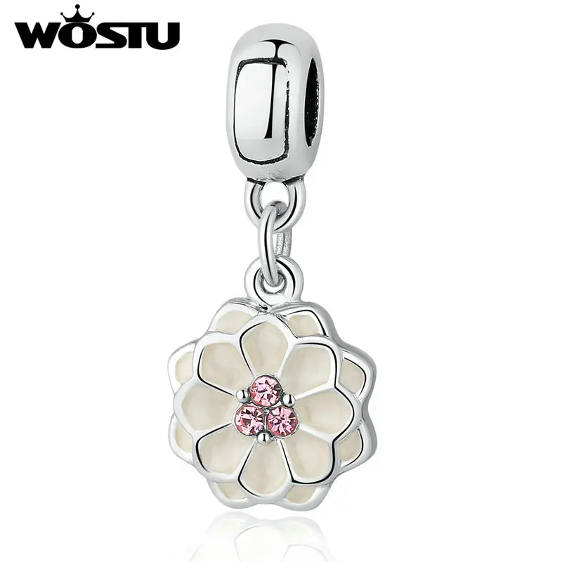 Модный браслет Dahlia Charm Dangle оригинальный WST с серебряным покрытием для