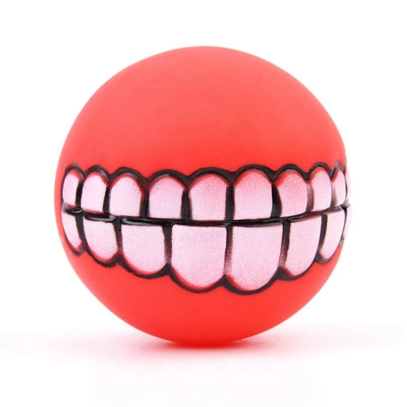 Молярные чистящие зубы собака музыкальная игрушка мяч ПВХ весенние игрушки для