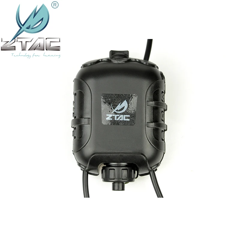 Z-Tac PTT 4OPS классический Lite мини-гарнитура адаптер Подключение двух радио для охоты Walkie talkie аксессуары Z118