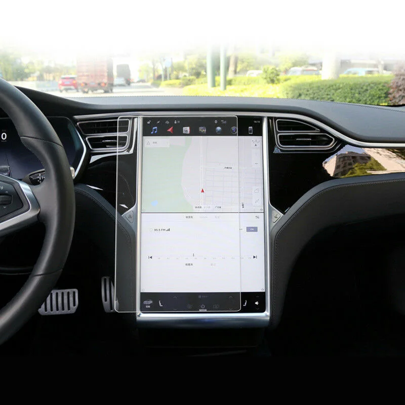 Закаленное стекло 15 &quotHD сенсорный экран протектор для 2017 2019 Tesla модель 3