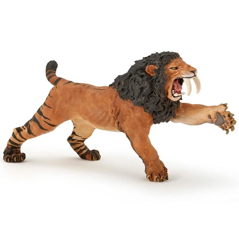 Smilodon сабельная льва Классические игрушки для мальчиков достаринная модель
