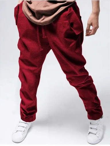 2015 Hot Men's Outdoors Sports Harem Baggy Sweatpants moletom Pants mens Joggers hip hop bandana Trousers Drop shipping K309 | Мужская