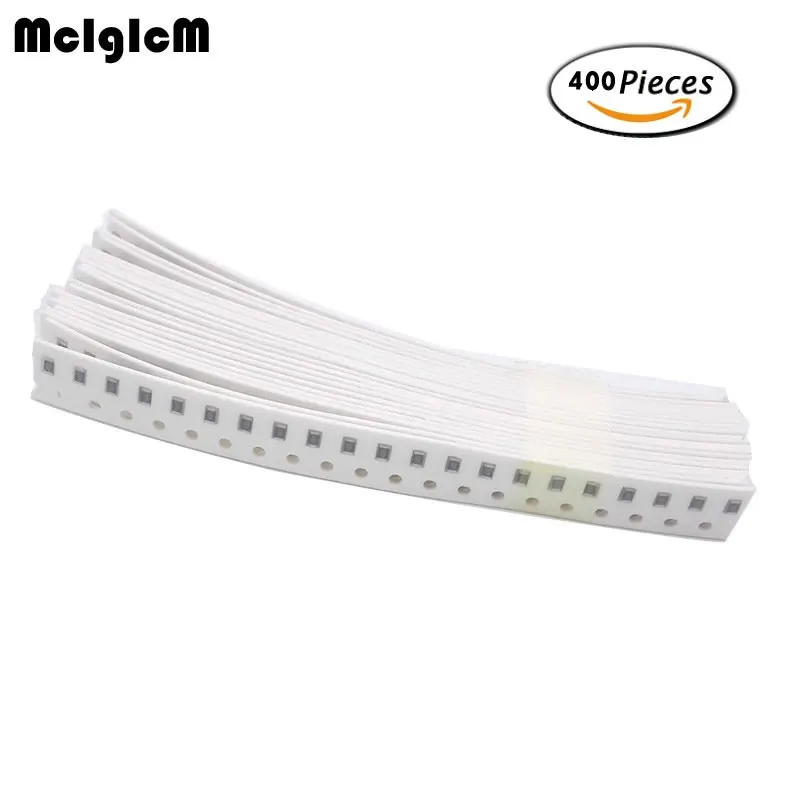 MCIGICM 0805 SMD Резистор Комплект пакет 1% 1 Вт/8 Вт(10 Ом~ 1 м ом) 20 стоимость* 20 = 400 шт. резистор проволочного чипа разные образцы комплект