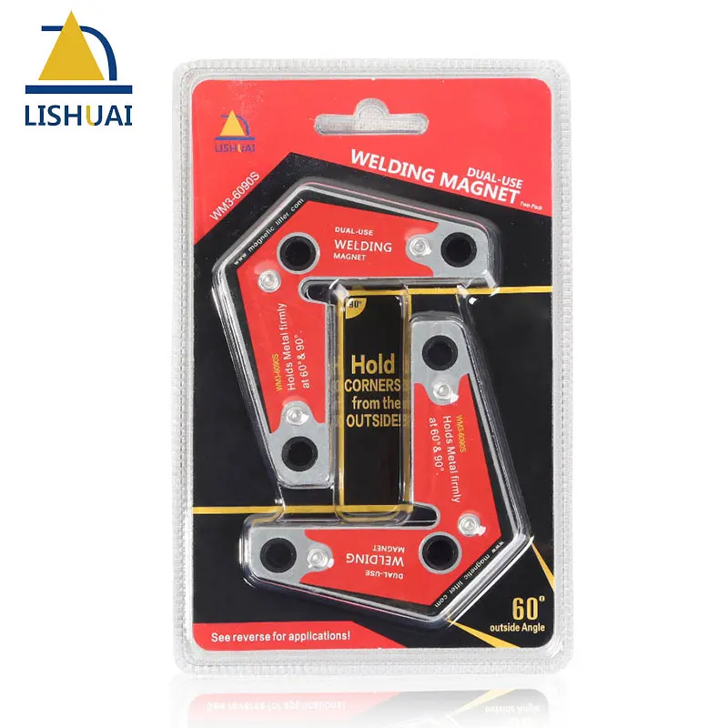 LISHUAI сварки угловые магниты двойной пакет WM3-6090S