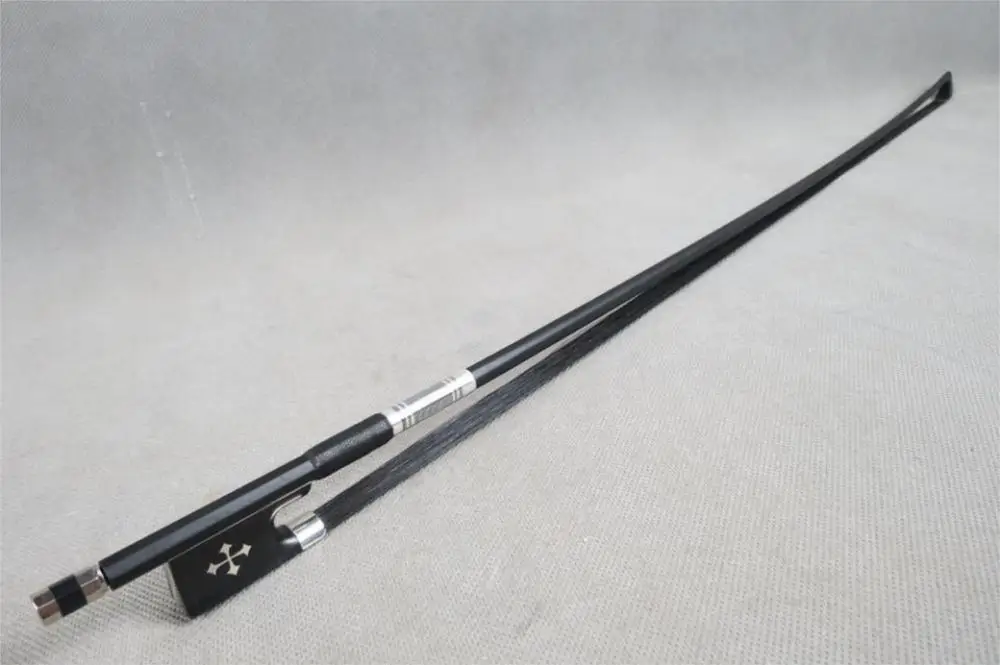 1 шт. профессиональный черный бант для скрипки из углеродного волокна 4/4 хороший