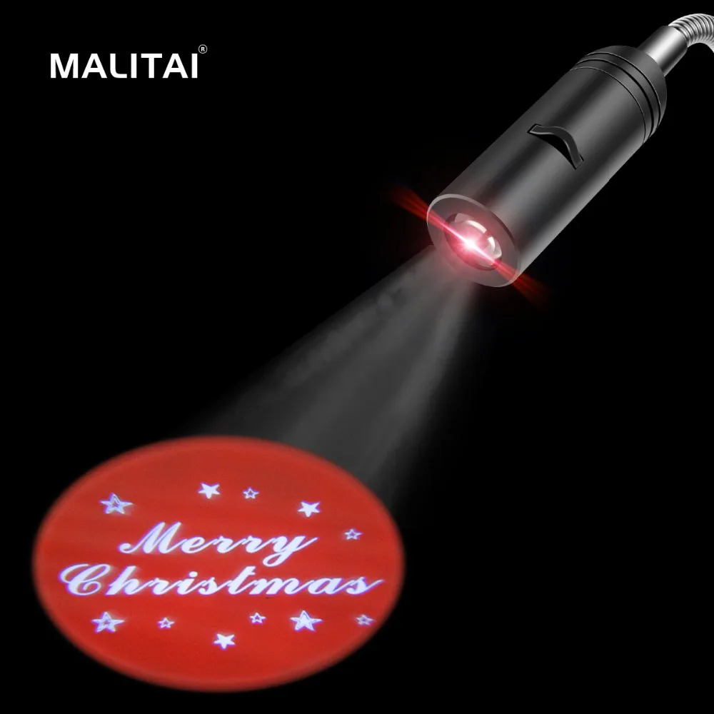 С логотипом с рождеством проекционная лампа дверь ночник индикатор 110 В 220 в E27