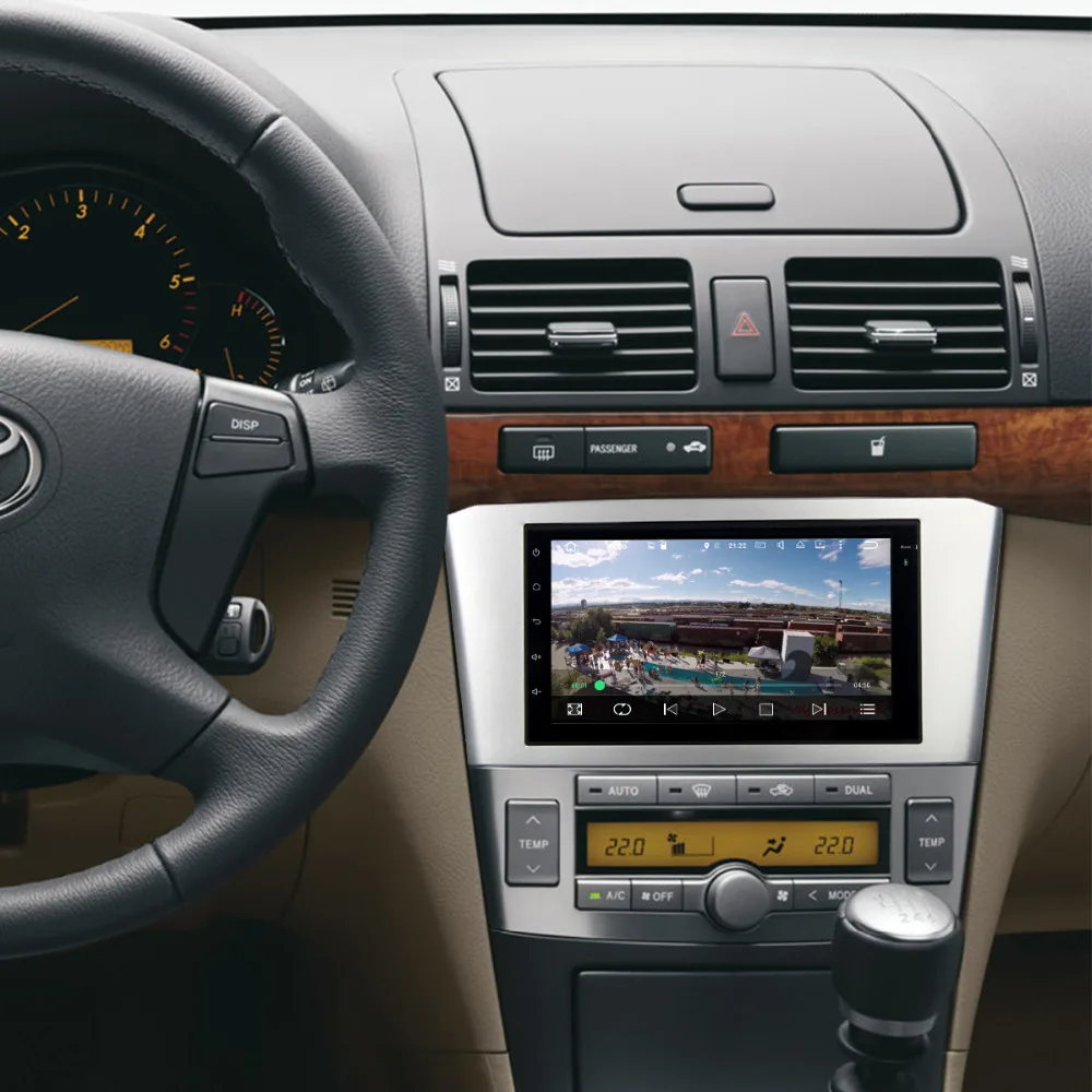 Dasaita 7 &quotAndroid 8 0 Автомобильный GPS радио плеер для Toyota Avensis 2003 2007 с восьмиядерным 4 Гб