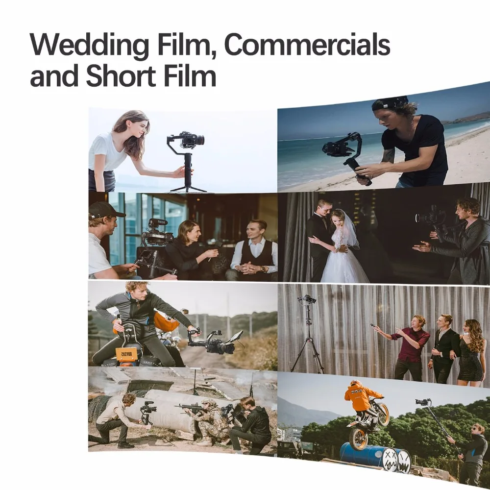 ZHIYUN Crane 2 карданный Стабилизатор Ручной для всех цифровых зеркальных камер Canon 5D2/3/4 с сервоприводом для непрерывного изменения фокусировки камеры