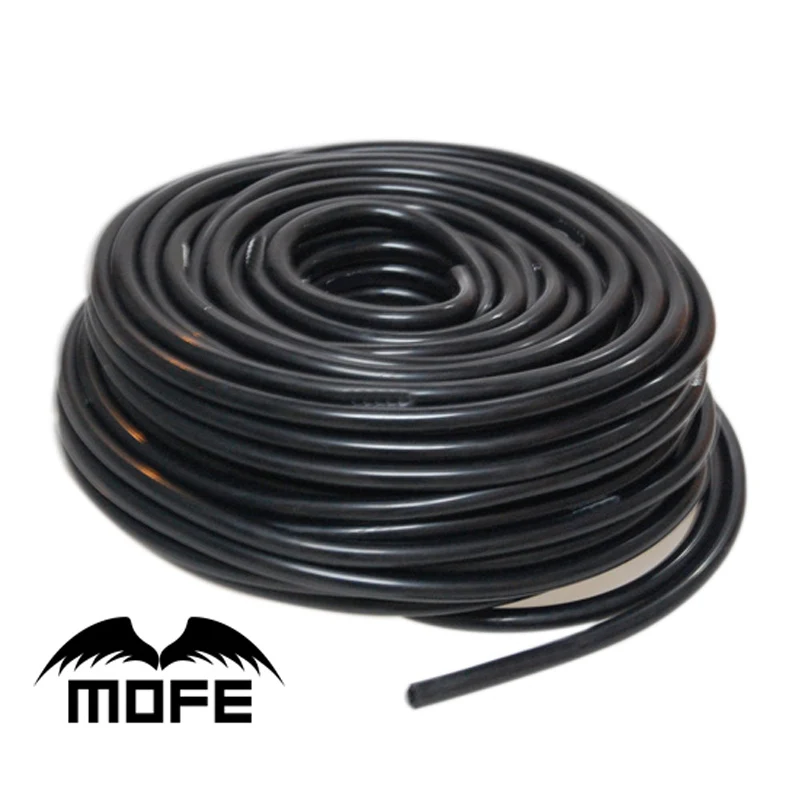 

Mofe logo Silicone vacuum Hose Black 5m ID: 3MM 5MM Silicone pipe fast shipping