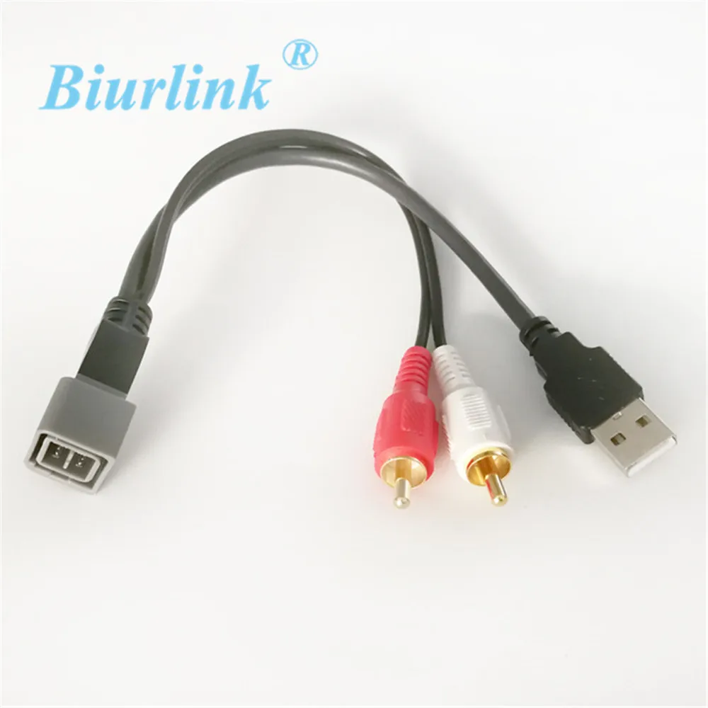 Автомобильный радиоприемник USB адаптер кабель RCA для Nissan Juke Versa Cube 10 шт.|usb cable for