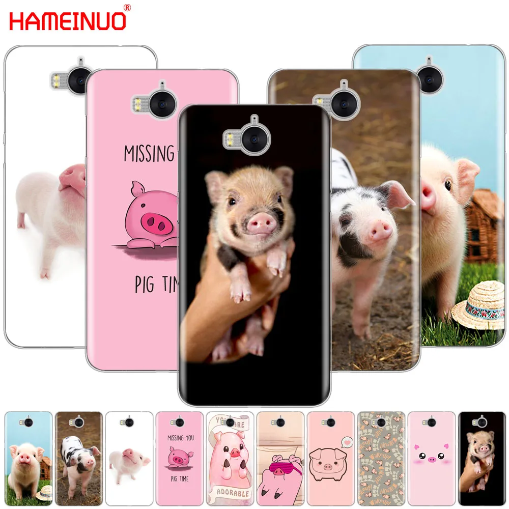 HAMEINUO Забавный Милый милый чехол для сотового телефона в виде свиньи huawei honor 3C 4X 4C 5C