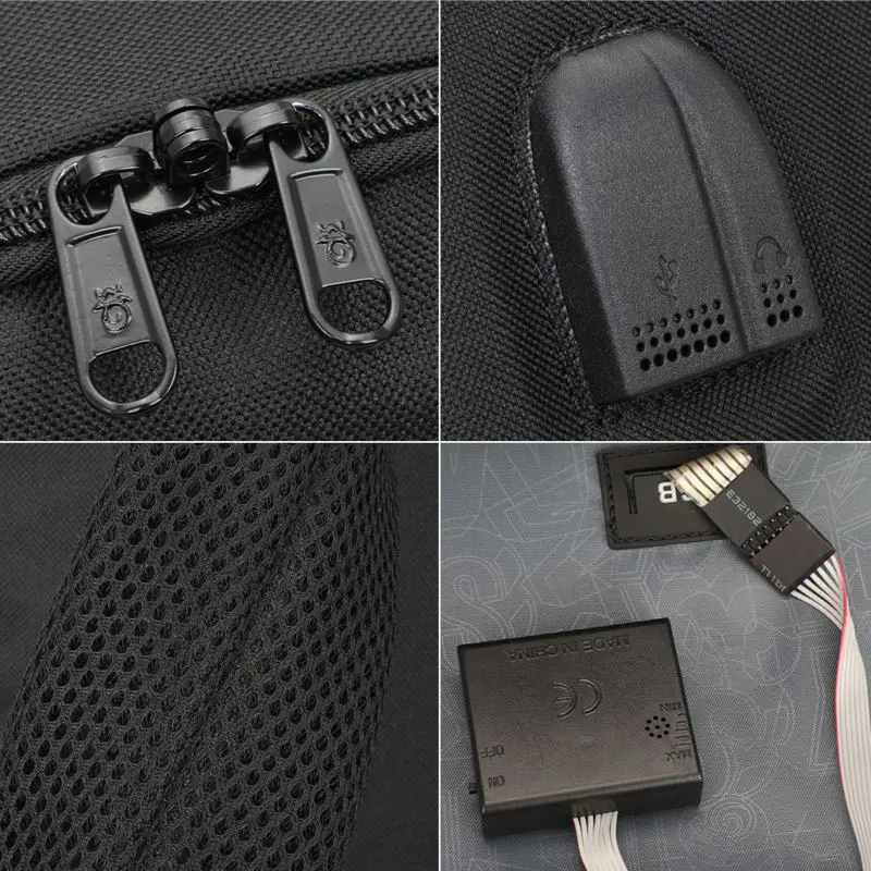 

Children Backpack School Bags For Boy Girls Anime Luminous School Backpack Kids Waterproof Book Bag USB Charging SchoolBag Gift