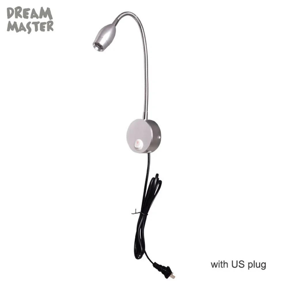 Новинка 2019 прикроватные лампы для чтения в спальню бра с вилкой европейского