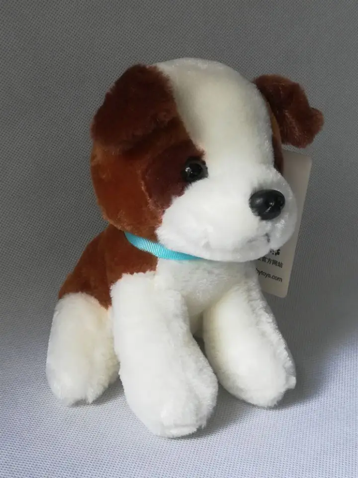 about 20cm squatting Saint Bernard dog plush toy soft doll baby birthday gift h2128 | Игрушки и хобби