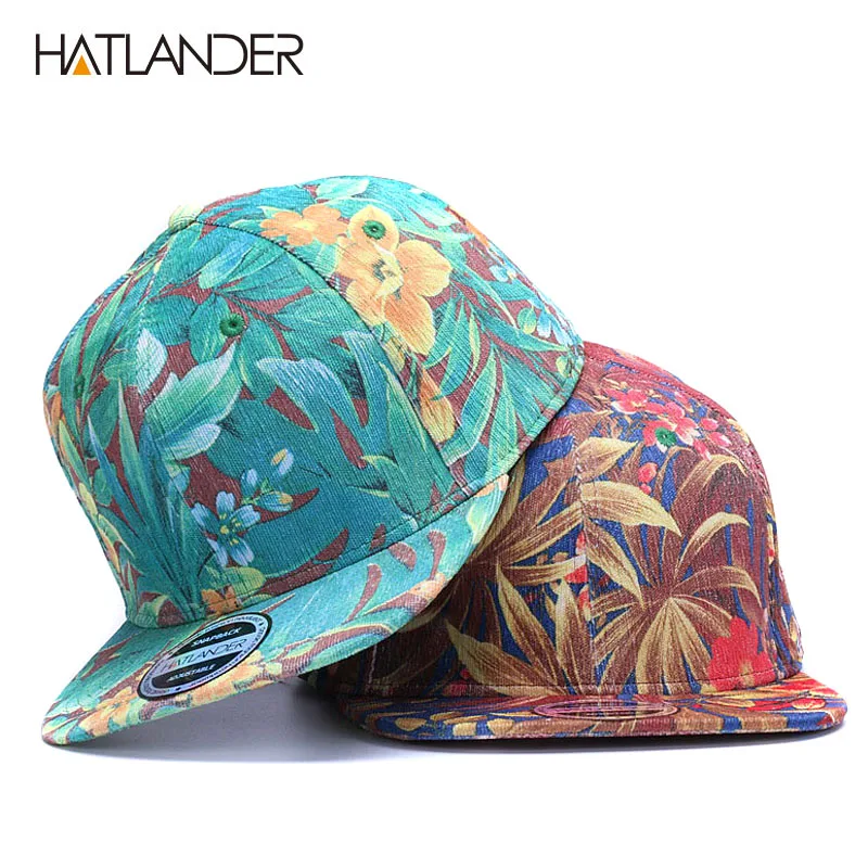 HATLANDER модные бейсболки с цветочным принтом для женщин Повседневная Бейсболка 6