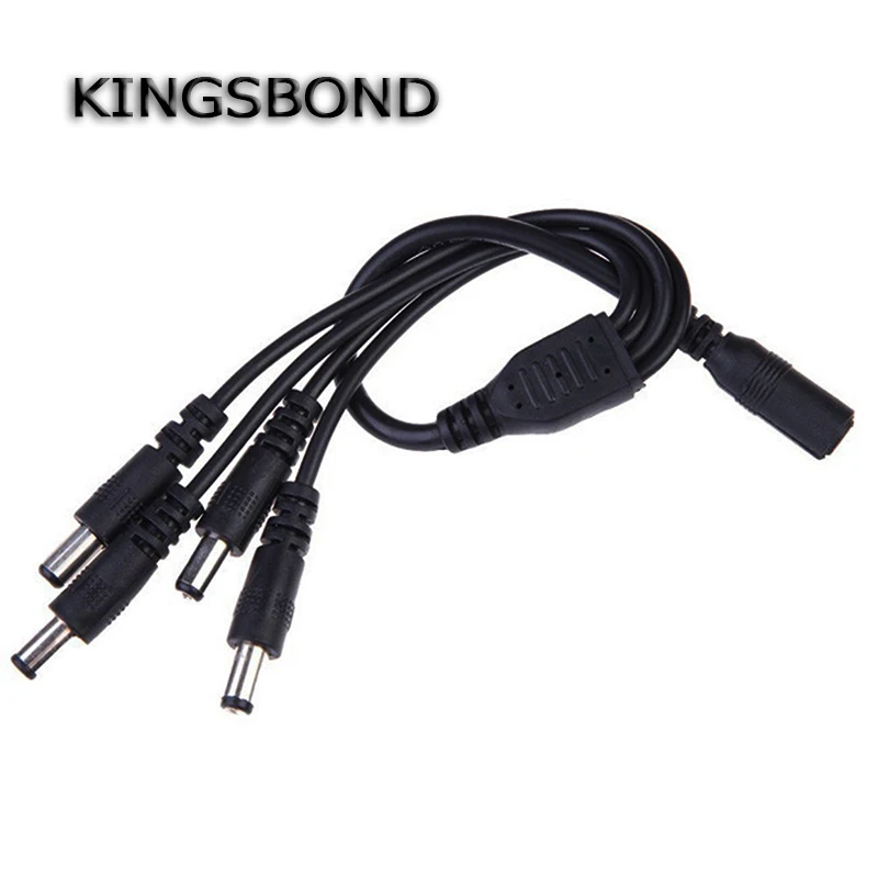 Соединительный провод постоянного тока Мама от 1 до 4 папа сплиттер питания