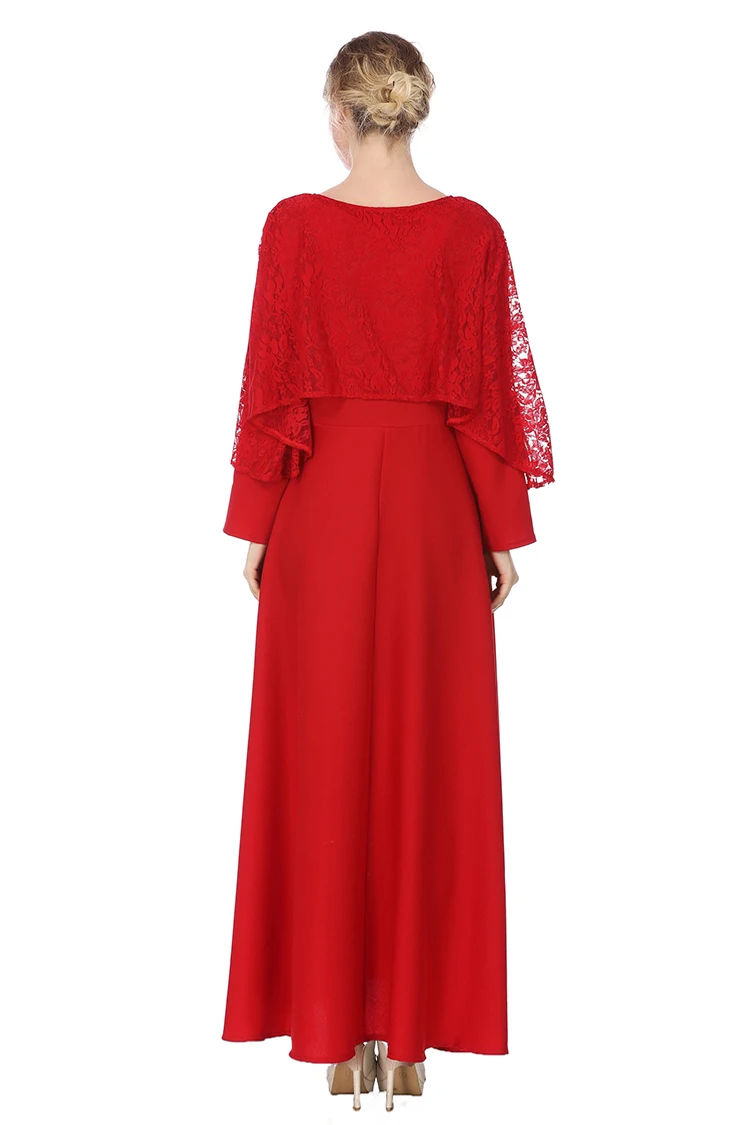 2018 Ретро халаты кружевные платья мусульманском арабском длинное платье для