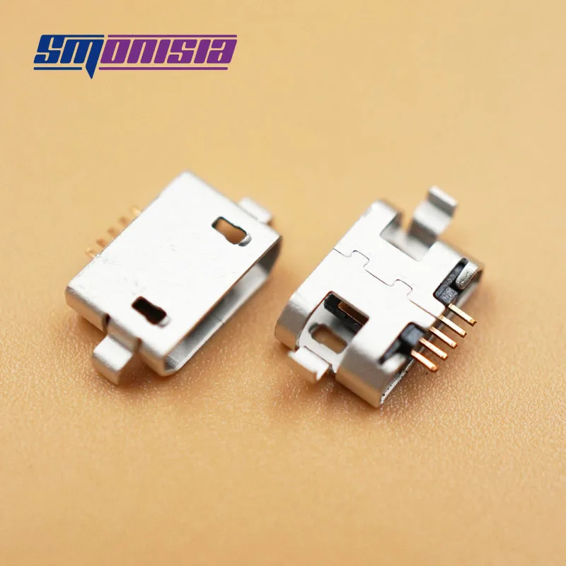 Медная микро USB розетка smonsy MD5 P 5 p мини usb с контактами для телефона настольного