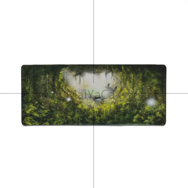 Черный и белый коврик для мыши Maiyaca с надписью My neighbor totoro|Коврики мышей| |