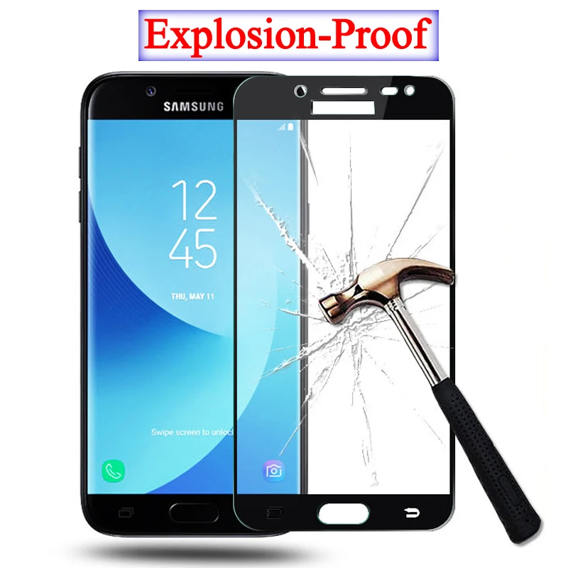 Защитный лист для Samsung Galaxy J5 J7 J3 2017 Samsun J 5 7 3 закаленное стекло Samsumg Galax 5J 7J 3J защита