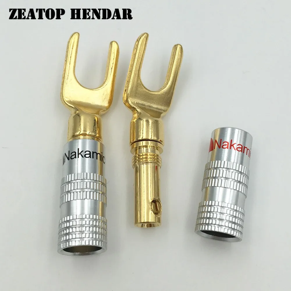50 шт. латунный винт Nakamichi Y U Spade для подключения колонок|connector spade|connector brassconnector screw |