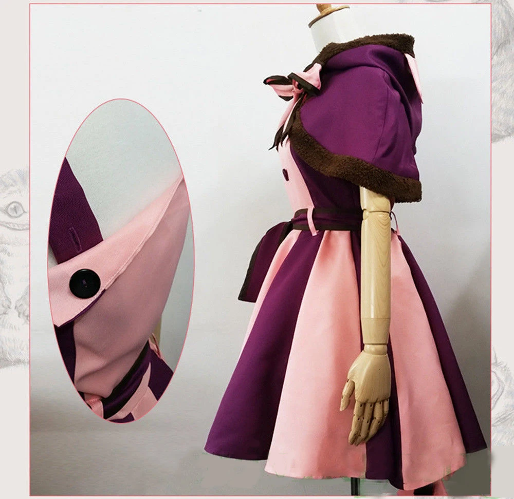 Alice In Wonderland Cheshire Cat Cosplay Costume Fancy Masquerade Party Dress Cute Women Garment |