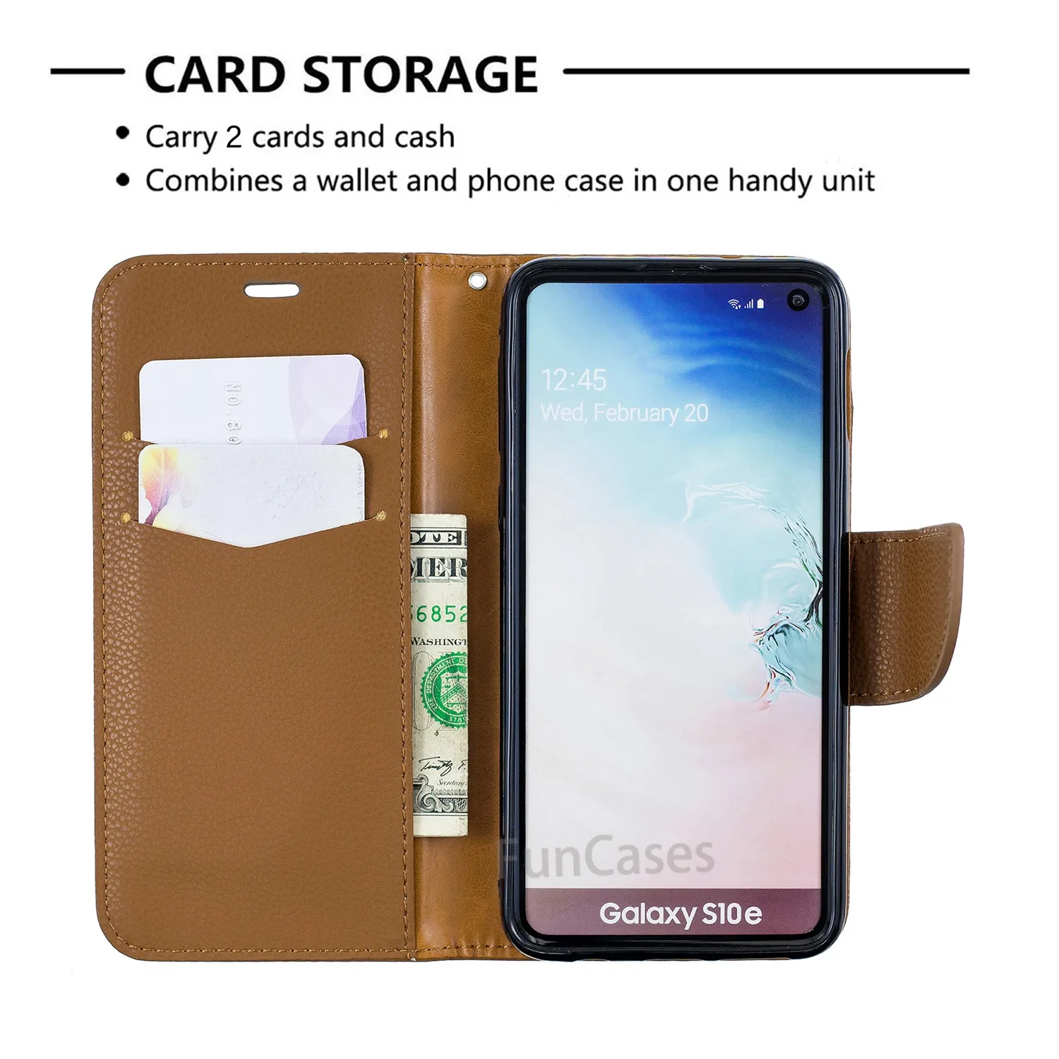 Роскошный кожаный флип чехол S10E для Samsung Galaxy S10 Lite Магнитный кошелек держатель