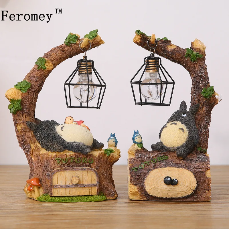 Креативный модный светодиодный ночсветильник Totoro настольные лампы украшения из