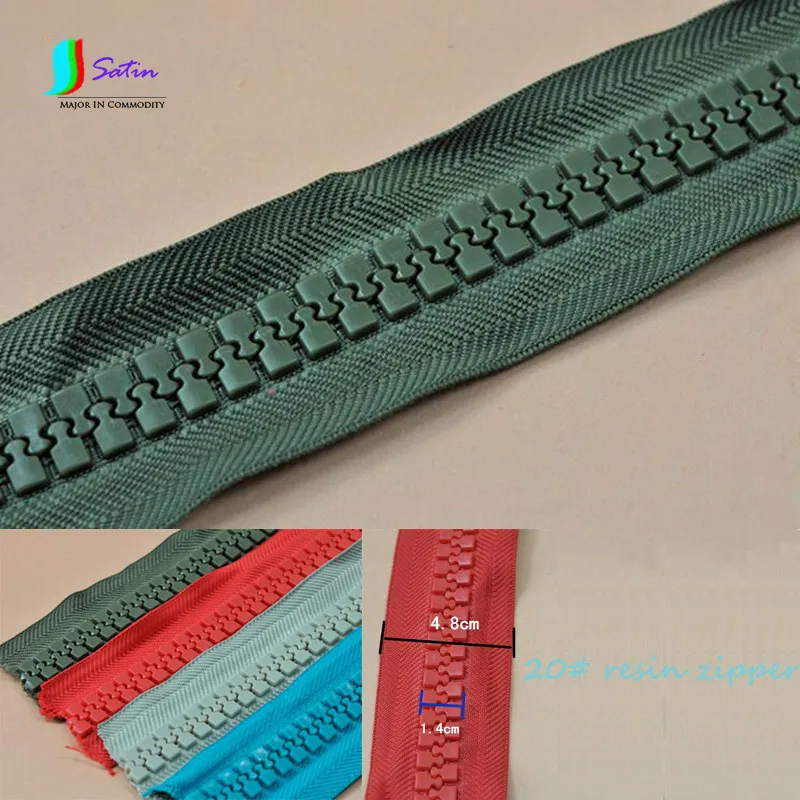 Красочная 20 # огромная молния из смолы № супер для больших багажа Сумка/Рюкзак