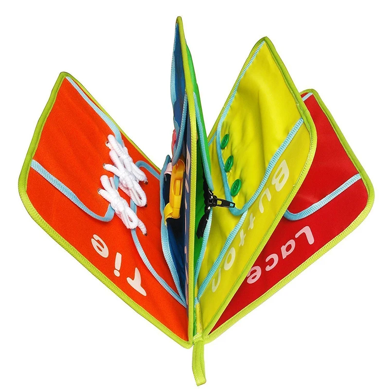 8 страниц платьица Монтессори тихая книга для раннего обучения базовые жизненные