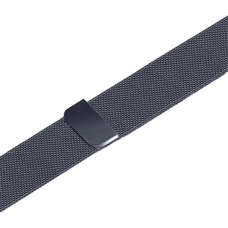 Dark gray Миланский Браслет, Браслет, ремешок для Apple ремешок 4 5 44/40 мм Нержавеющая сталь ремешок для наручных часов iwatch серии, версия 1, 2, 3, ремешок 42/38 мм Длина браслета Аксессуар - Цвет ремешка: Dark gray