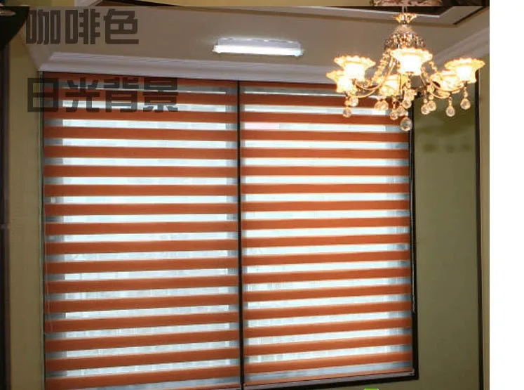 Популярные полосатые жалюзи/двухслойные роликовые жалюзи/Готовые