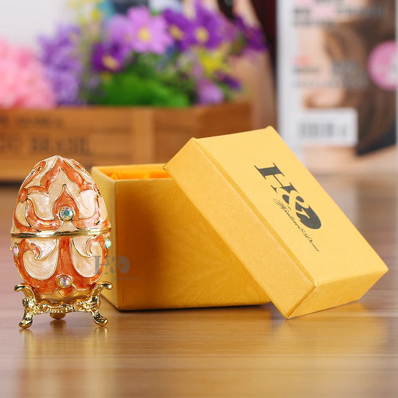 Статуэтка H & D для русских яиц шкатулка ювелирных изделий Подарочная коробка