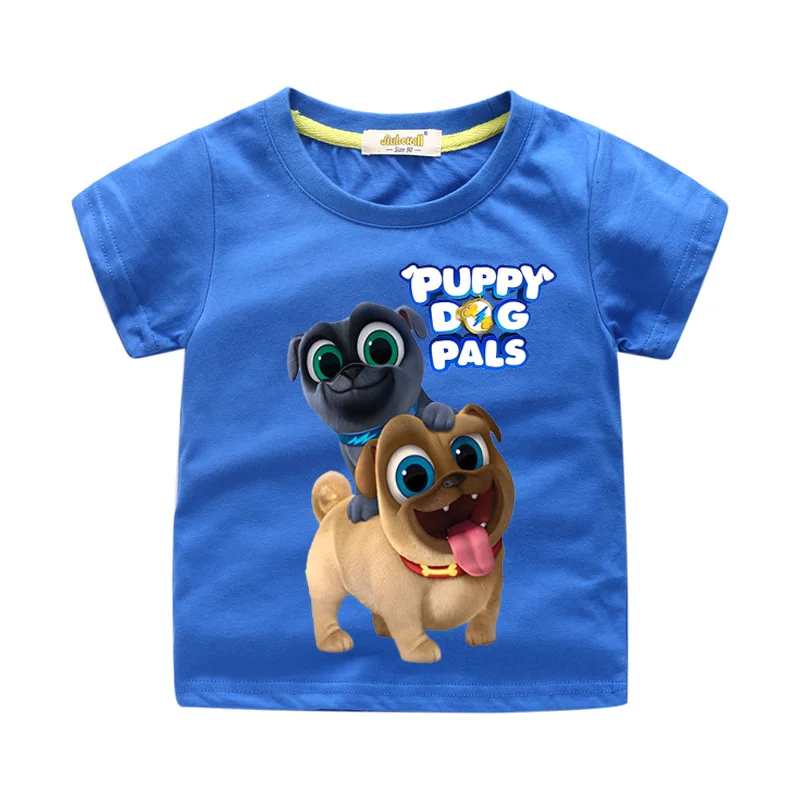 

Children 3D Cartoon Puppy Dog Pals Print Clothes For Kids Funny T-shirt Boy Short Sleeve Tee Tops Clothing Baby Tshirt