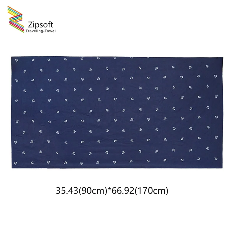 Пляжное полотенце Zipsoft, рождественский подарок для взрослых, 90*170 см, для плавания, путешествий, для ванной, компактное, антибактериальное, быстросохнущее, Впитывающее Воду, мочалка - Цвет: suimaotou