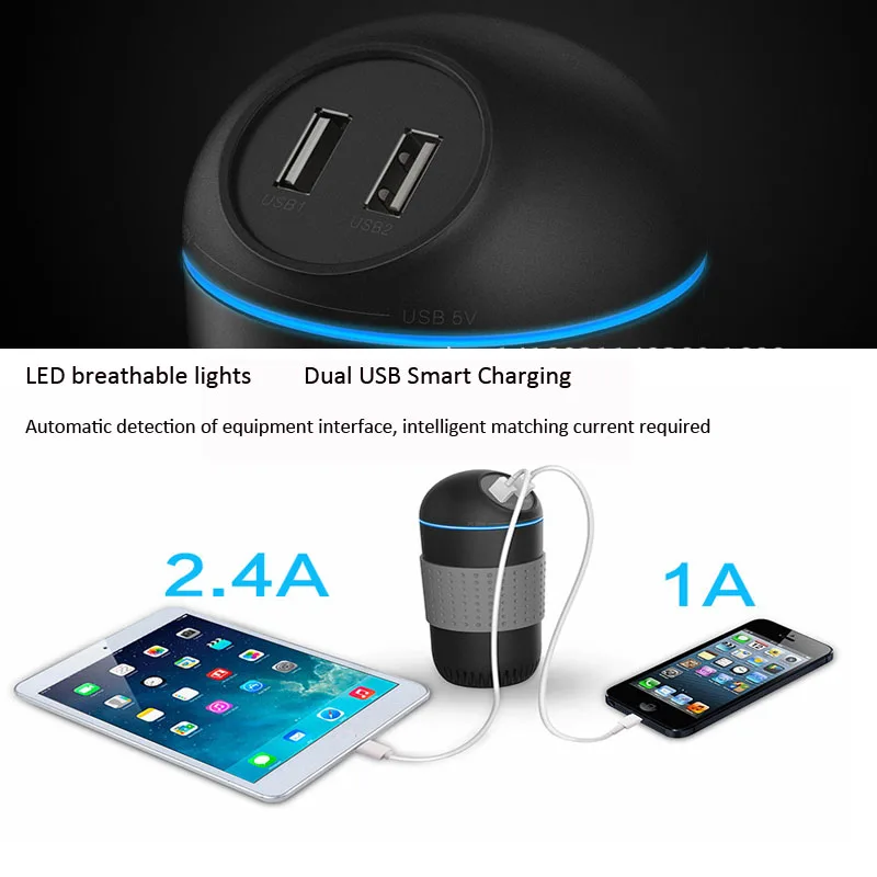 I Key Buy 1 шт. высококачественный автомобильный инвертор 12 В до 220 В трансформатор автомобильный конвертер USB зарядное устройство 210 Вт Водонепроницаемый Противоскользящий