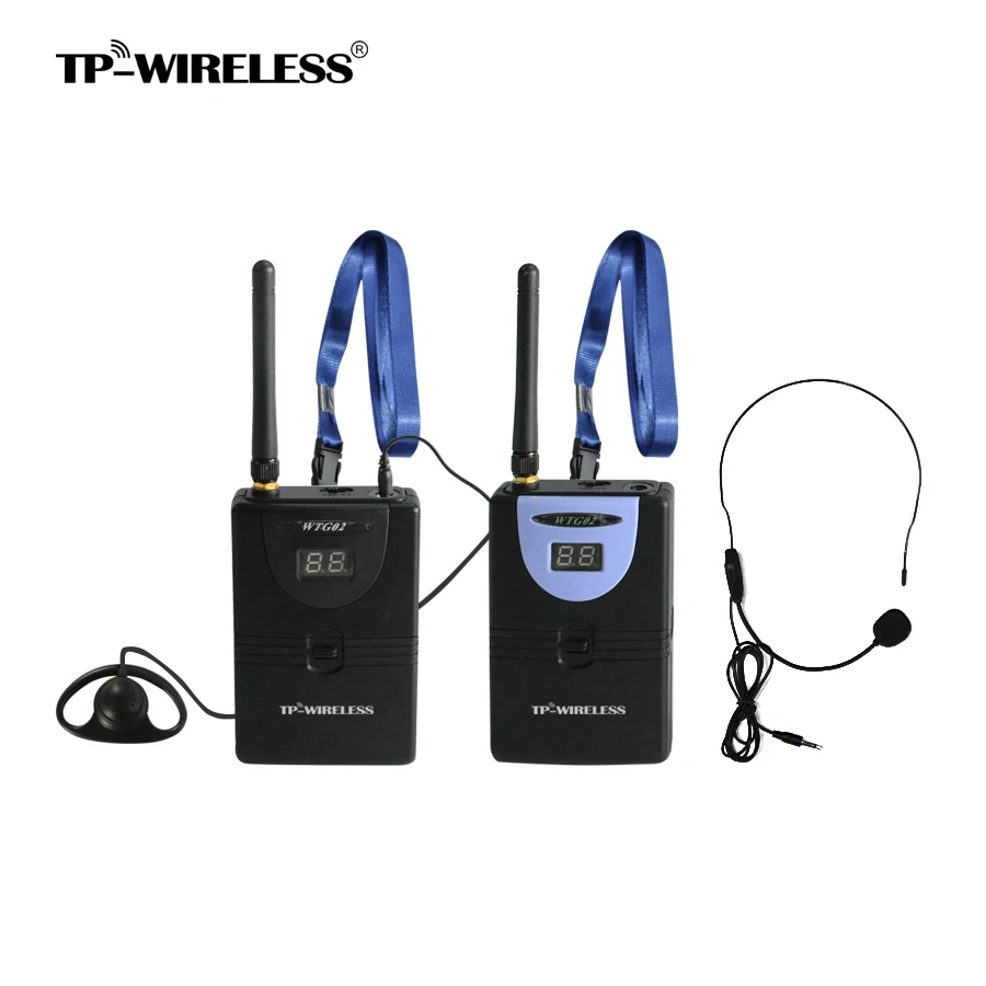 TP WIRELESS Wireless Tour Guide System 2.4 ГГц Аудиогид Система 1 передатчик и 15 приемники для тур