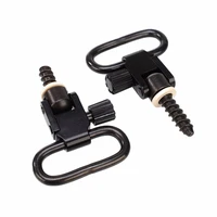 2 pack adapter kit type black professional quick detachable sling swivel hunting accessories