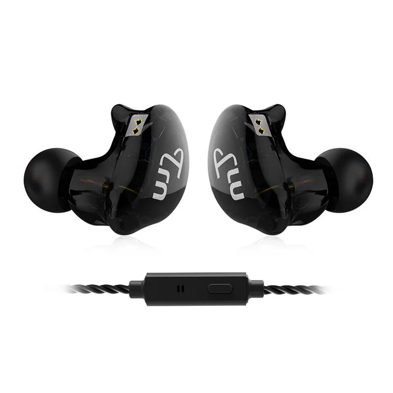 DJ HIFI мониторные спортивные наушники для бега гарнитура с 2PIN TRN V10 2DD 2BA гибридные