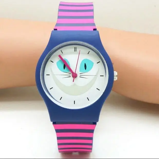 

2018 New Willis Women Water Resistant cat watch Fashion for children Watch Y18
