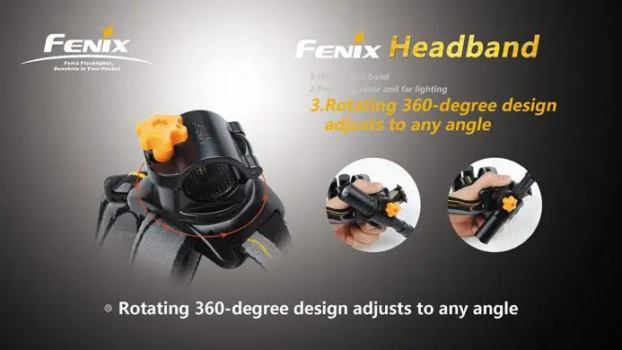 Fenix 18-22 мм фонарик Фонарь регулируемая эластичная повязка на голову с держателем батареи
